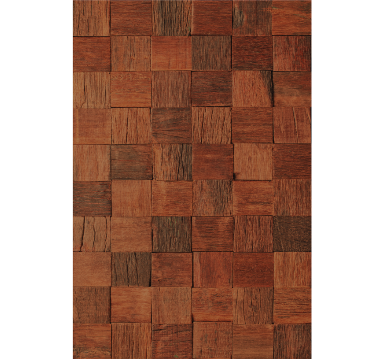 Szögletes fa panelek Redőnyök textúra és a minta - TenStickers