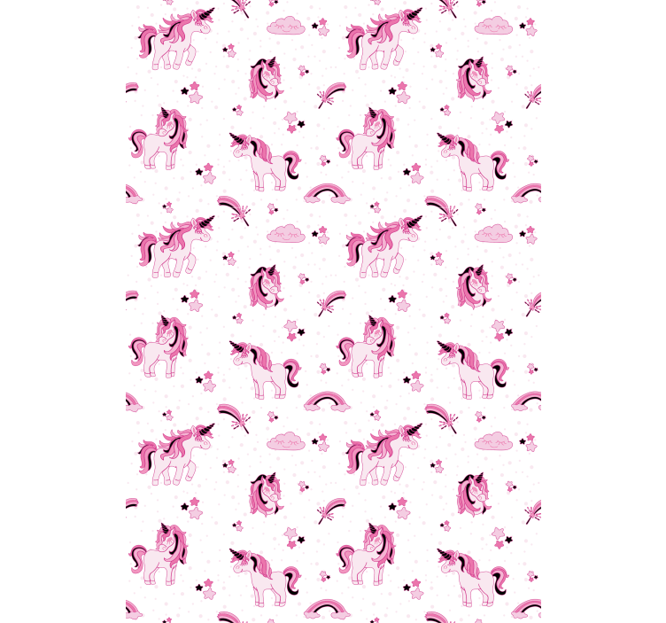 Egyszarvú fantázianyomat Redőnyök gyerekek - TenStickers