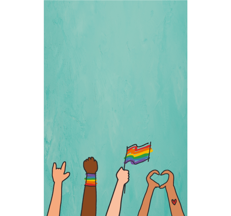 Büszke kezek megjelenítése Redőnyök egyéb Roló - TenStickers