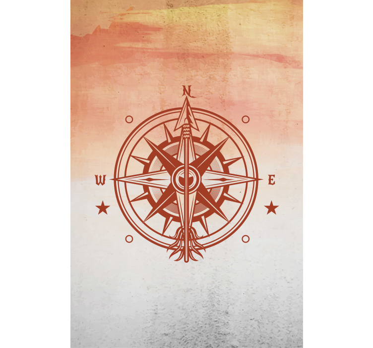 Iránytű navigáció Redőnyök Világtérkép - TenStickers