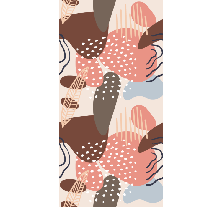 Szerves mintás formák Redőnyök modern - TenStickers