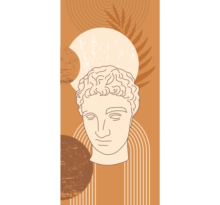 Klasszikus szobor design redőnyök rajzokkal - TenStickers