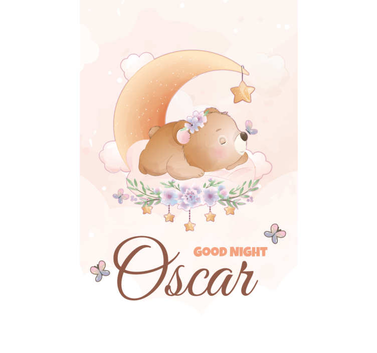 Aranyos medve fiúnak, óvodai Sávroló - TenStickers