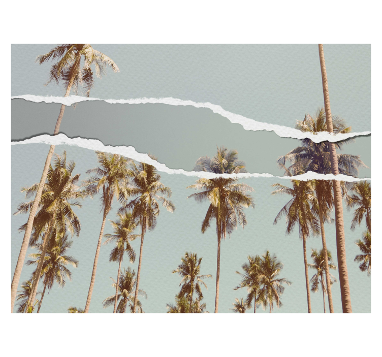 Pálma nyári design redőnyök fák - TenStickers