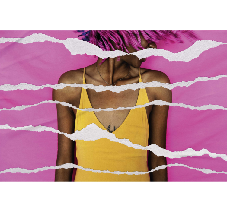 Szakadt papír hatás redőnyök rajzokkal - TenStickers