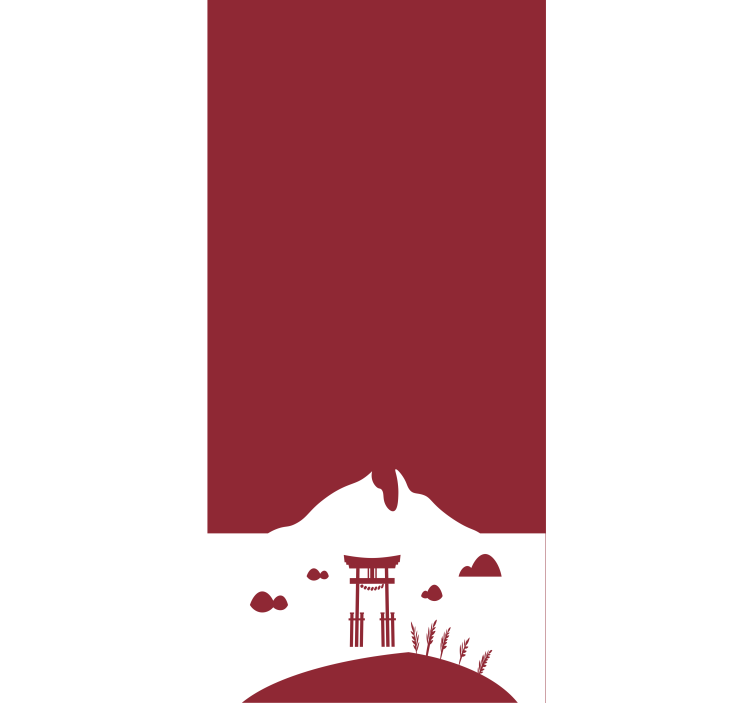 Japán táj eredeti Sávroló - TenStickers