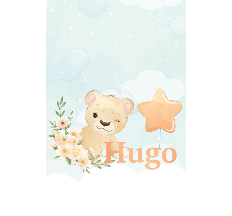 Egyedi oroszlánkölyök Redőnyök óvoda - TenStickers