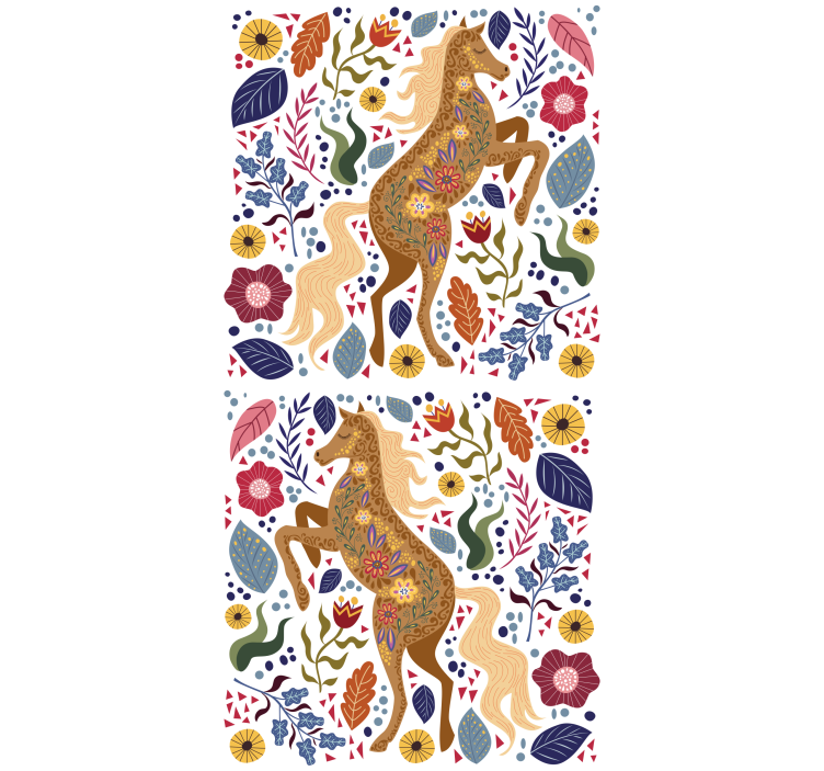 Fenséges ló sziluettje redőnyök állatok - TenStickers