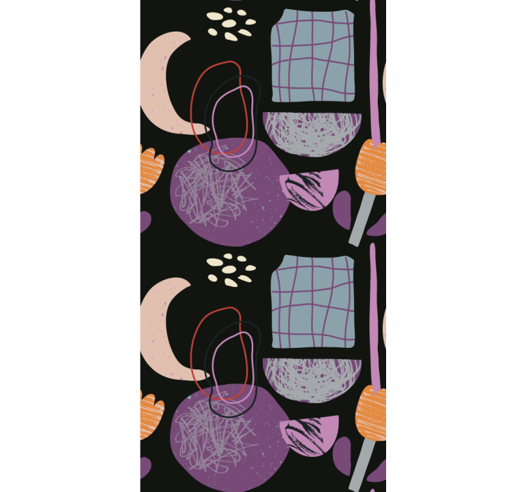 Absztrakt alakú minta Redőnyök modern - TenStickers