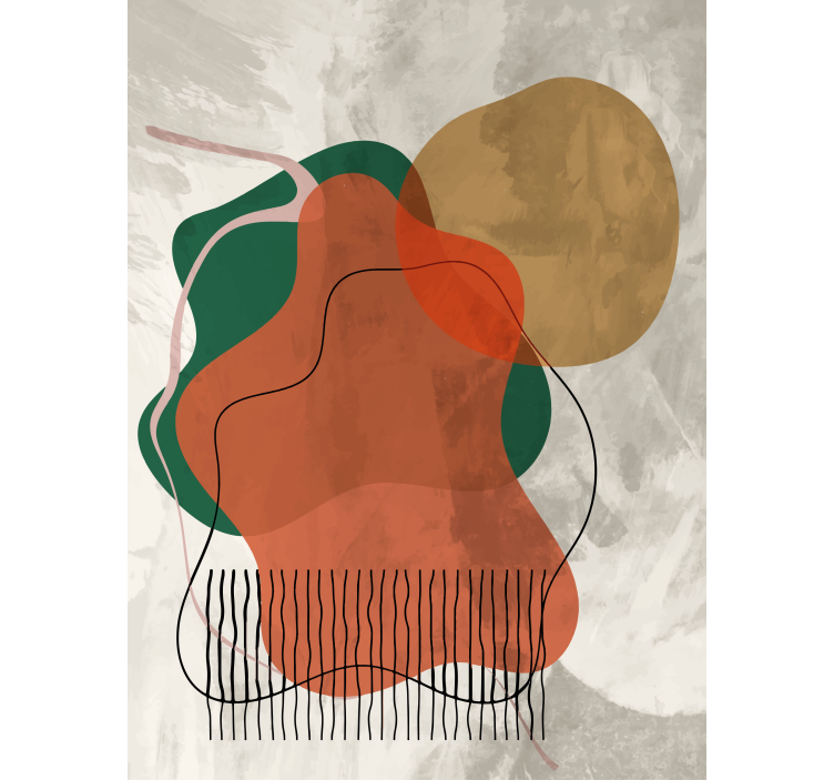 Absztrakt formációk Redőnyök modern - TenStickers