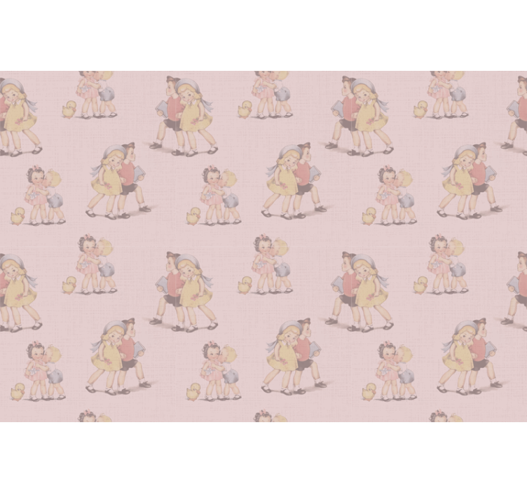 Gyerekek együtt játszanak Redőnyök eredeti - TenStickers