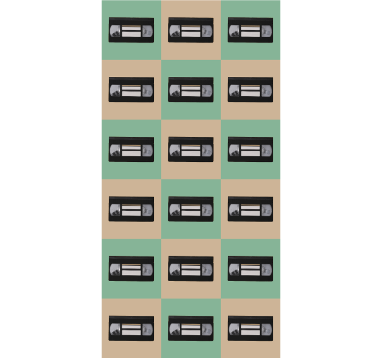 Retro szalag minta Redőnyök több évjáratú - TenStickers