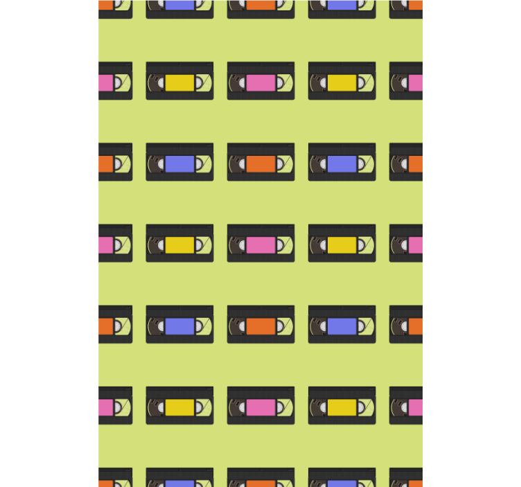 Retro videokazetták Redőnyök kockafej - TenStickers