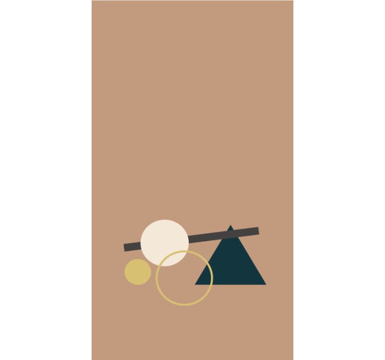 A geometriai formák egyensúlya Redőnyök modern - TenStickers