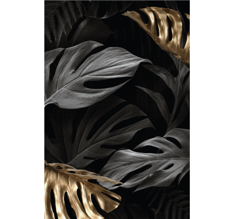 Nagy trópusi levelek Redőnyök elegáns - TenStickers