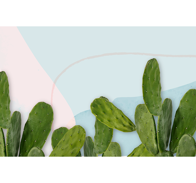 "kawaii" stílusú formák kaktusz Rolókfestés - TenStickers