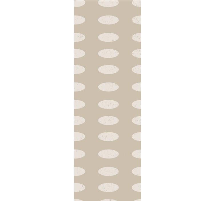 Geometrikus fehér kör mintás Sávroló - TenStickers