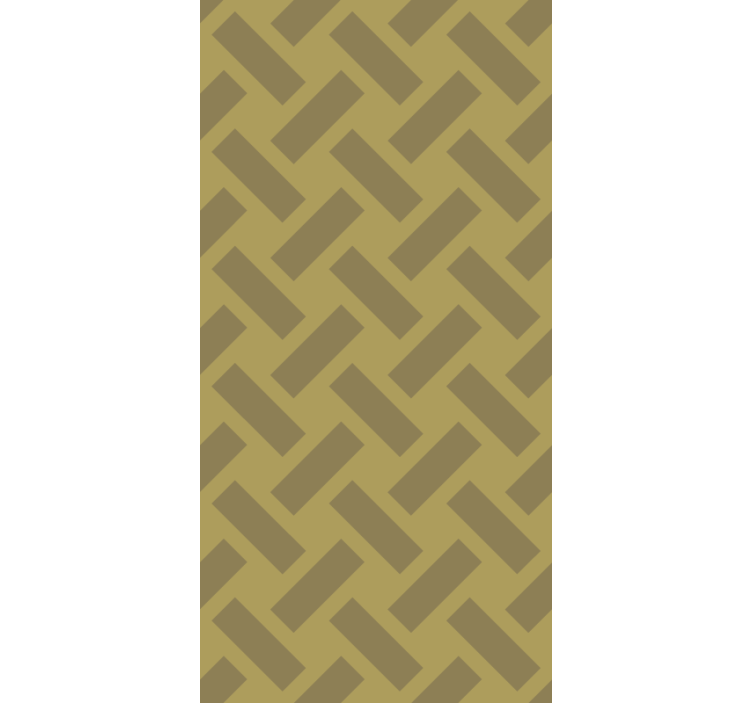 Geometrikus sárga négyzet alakú roló - TenStickers