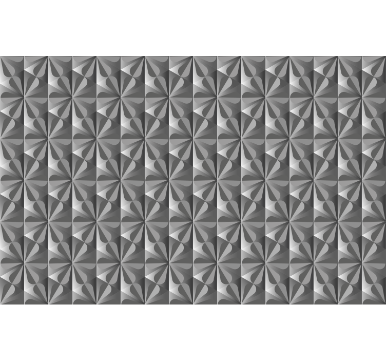 Vintage geometrikus virágmintás konyhai roló - TenStickers