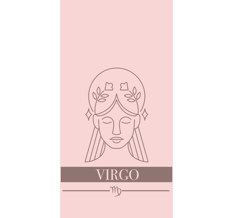 Virgo karaktertervezés redőnyök szöveggel - TenStickers