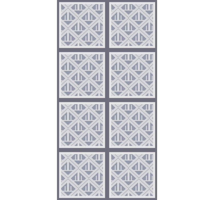 Geometrikus mintázatú metszetek Redőnyök modern - TenStickers