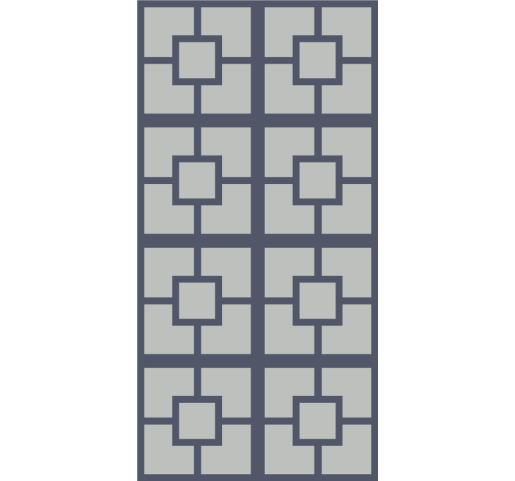 Geometriai négyzet téma Redőnyök modern - TenStickers