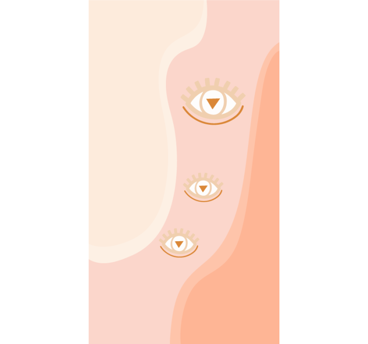 Szemek lágy hullámokban Redőnyök eredeti - TenStickers