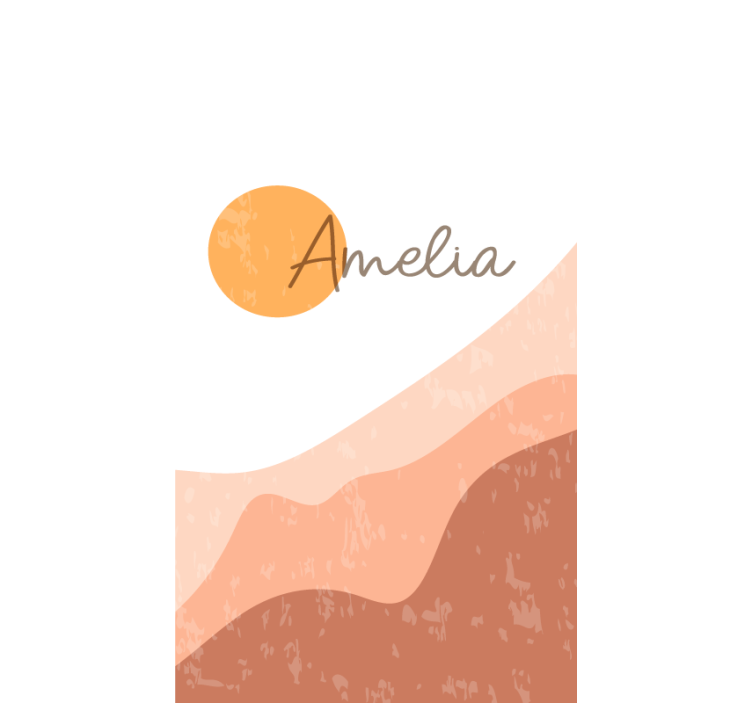 Absztrakt sunrise design Redőnyök modern - TenStickers