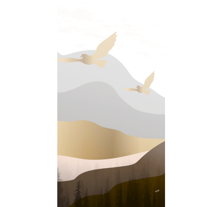 Szárnyaló madarak minta Redőnyök modern - TenStickers