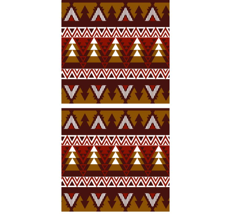 Törzsi minták barna eredeti roló - TenStickers