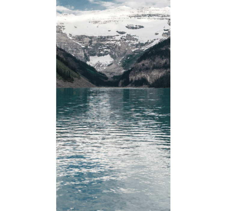 3d-s hegyi táj folyami roló - TenStickers