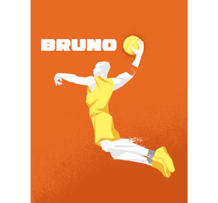 Kosárlabda személyre szabott név sportRolók - TenStickers