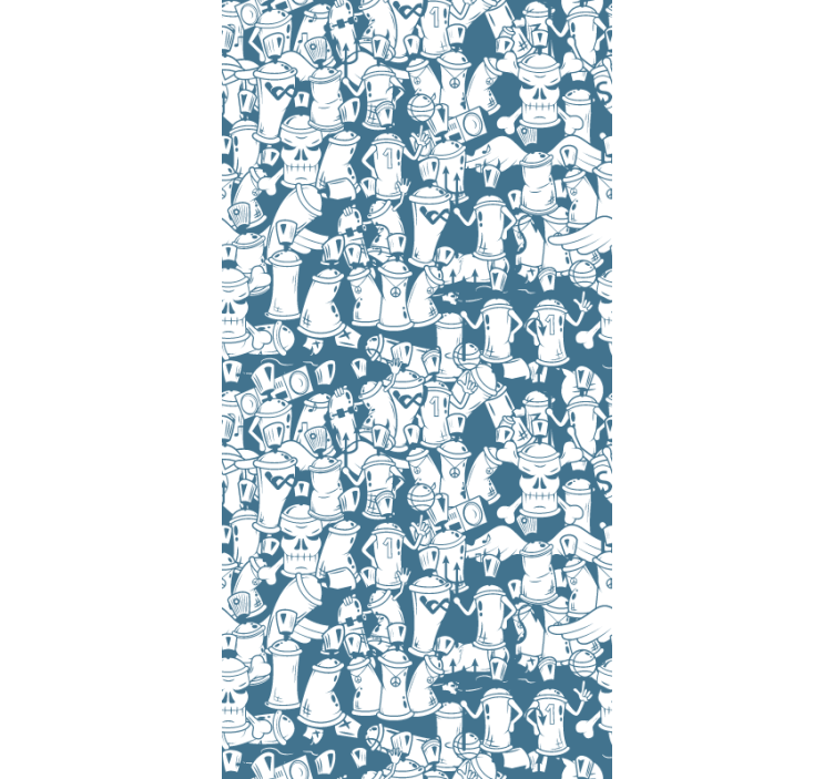 Graffitis dobozok tinédzser Sávroló - TenStickers