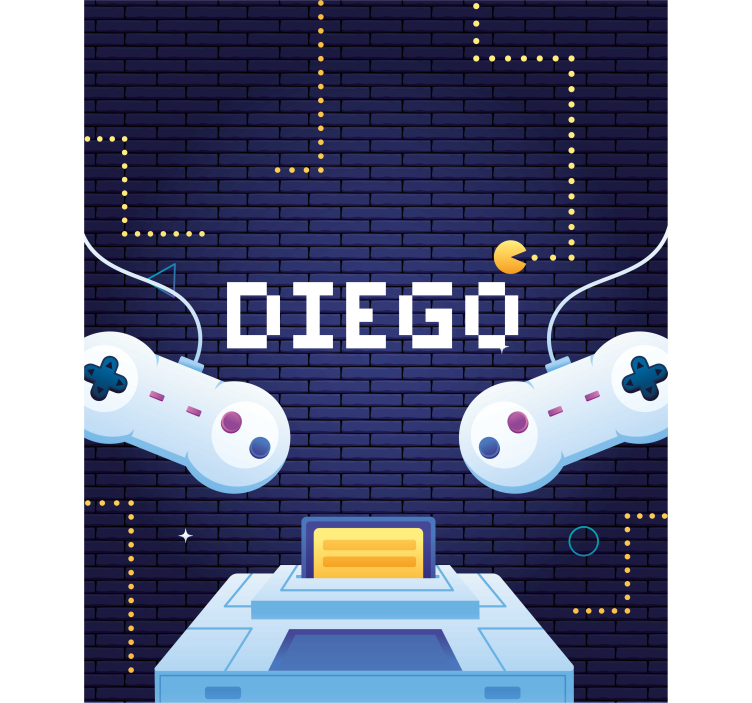 Videojátékok egyedi nyomtatott ablakbúra - TenStickers