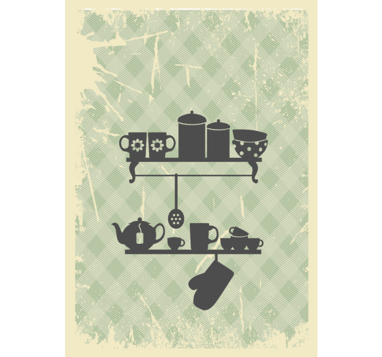 Redőnyök konyhai polcok - TenStickers