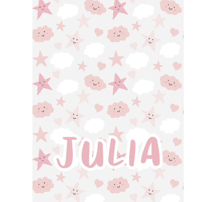 Redőnyök felhők boldog csillagok - TenStickers