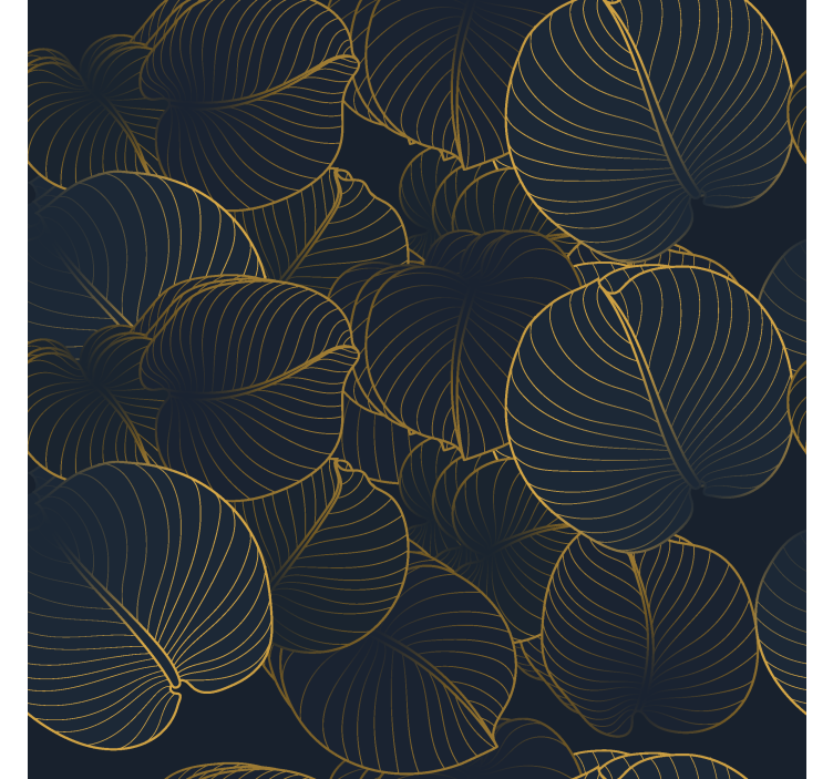 Redőnyök elegáns nagy levelek minta - TenStickers