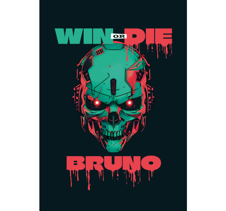 Cyber koponya névvel Redőnyök kockafej - TenStickers