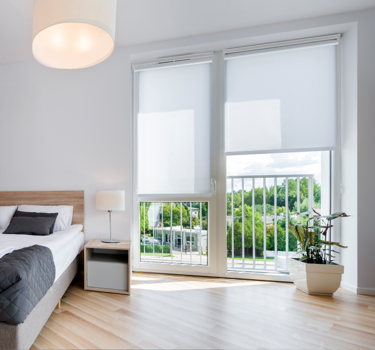 Fehér áttetsző nappali roló - TenStickers