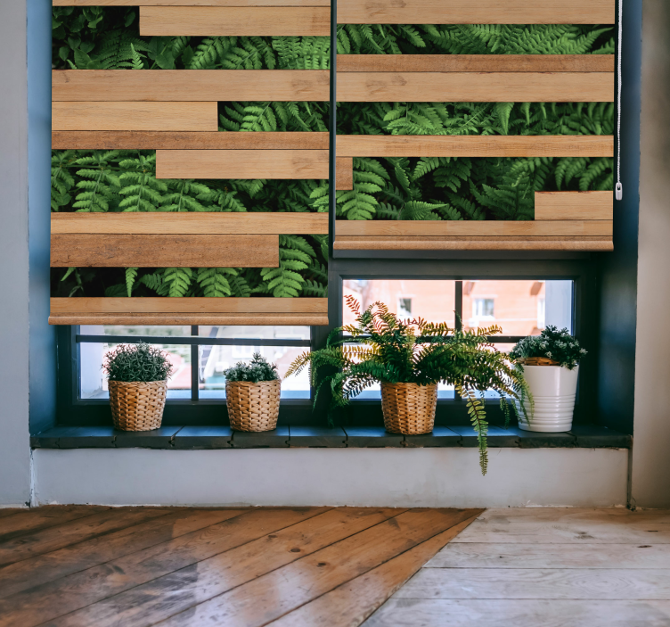 Buja növényzet befedése redőnyök fák - TenStickers