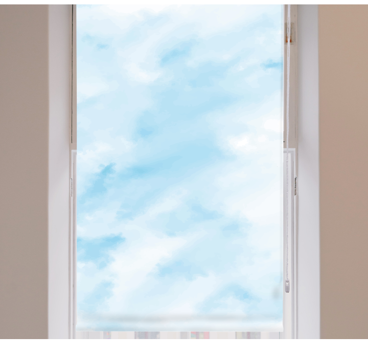 Absztrakt kék felhő fő hálószoba Sávroló - TenStickers