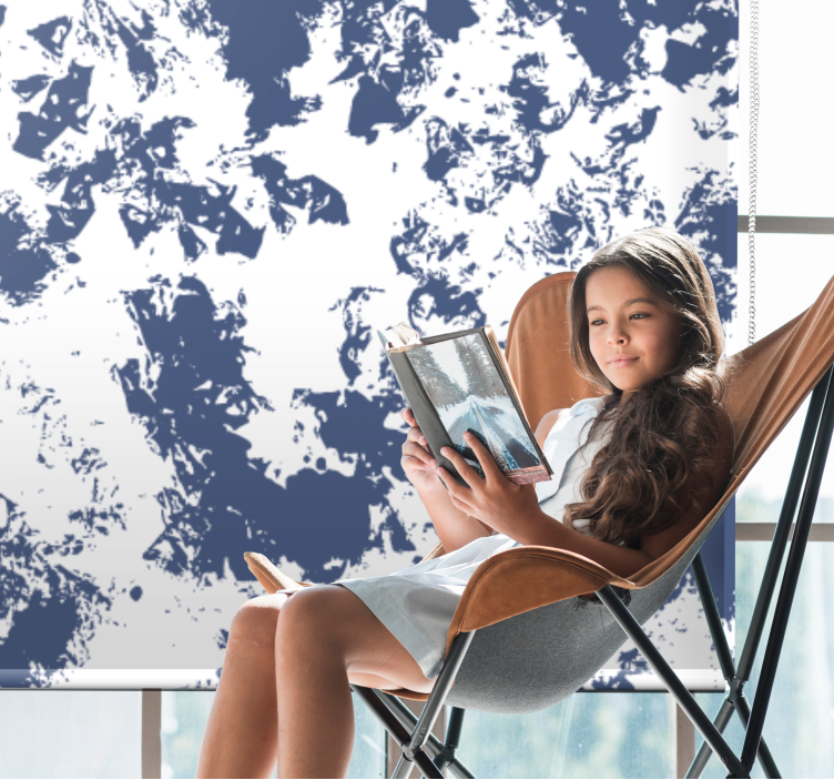 Absztrakt kék minta - redőnyök textúra és a minta - TenStickers