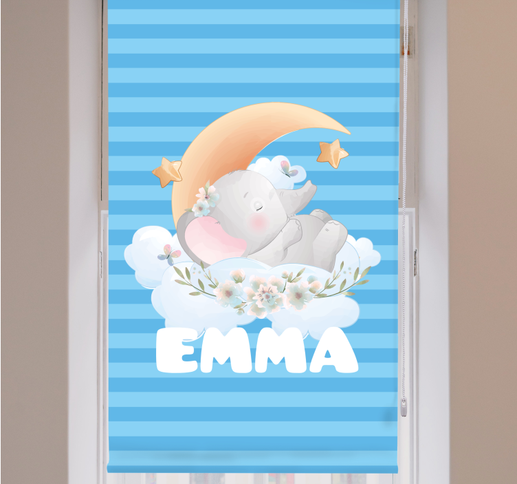 Aranyos állatok elefánt névvel óvoda Sávroló - TenStickers