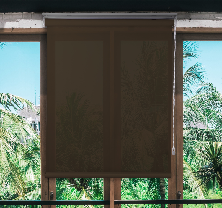 átláthatatlan egyszerűség Redőnyök Barna - TenStickers