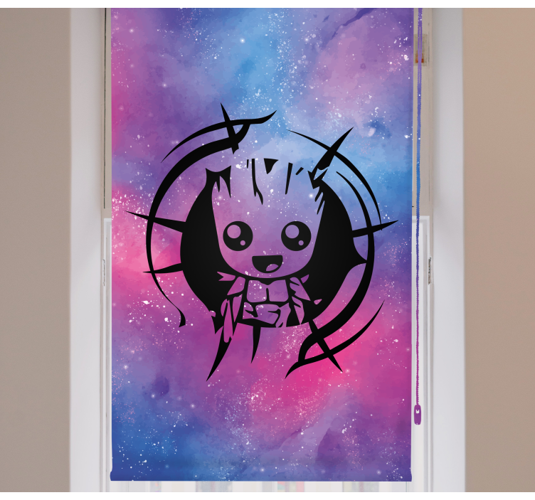 Baby groot bekukucskál az eredeti rolótól - TenStickers