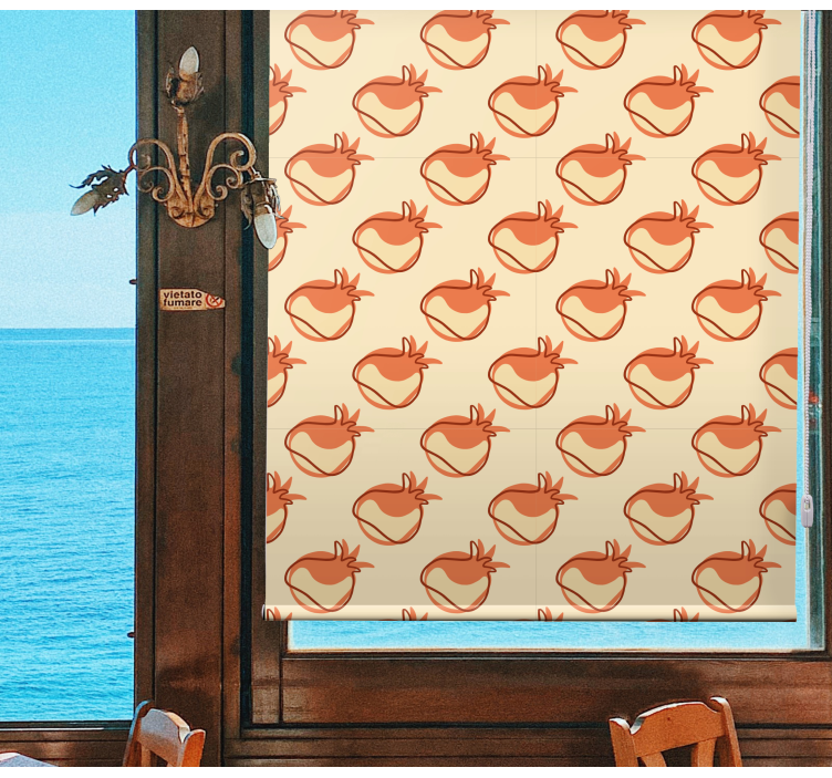 Redőnyök gyümölcs és zöldség bézs zöldségek mintával - TenStickers