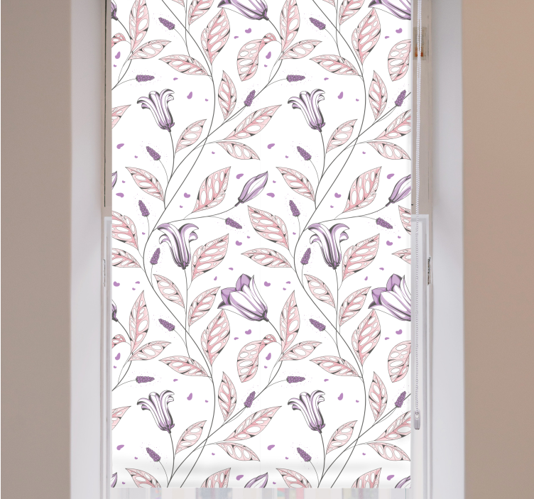 Botanikai levélmotívumok Redőnyök Virágok és növények - TenStickers