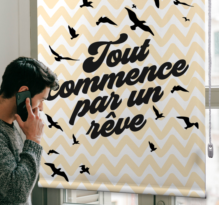 Design madarak fő hálószoba Sávroló - TenStickers