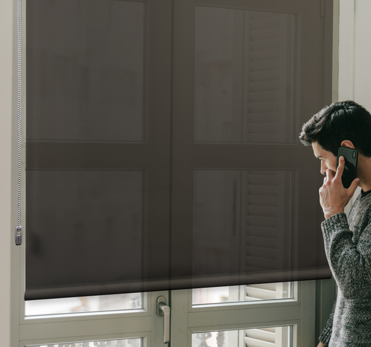 Elegáns sötét borító sötétítő redőny - TenStickers