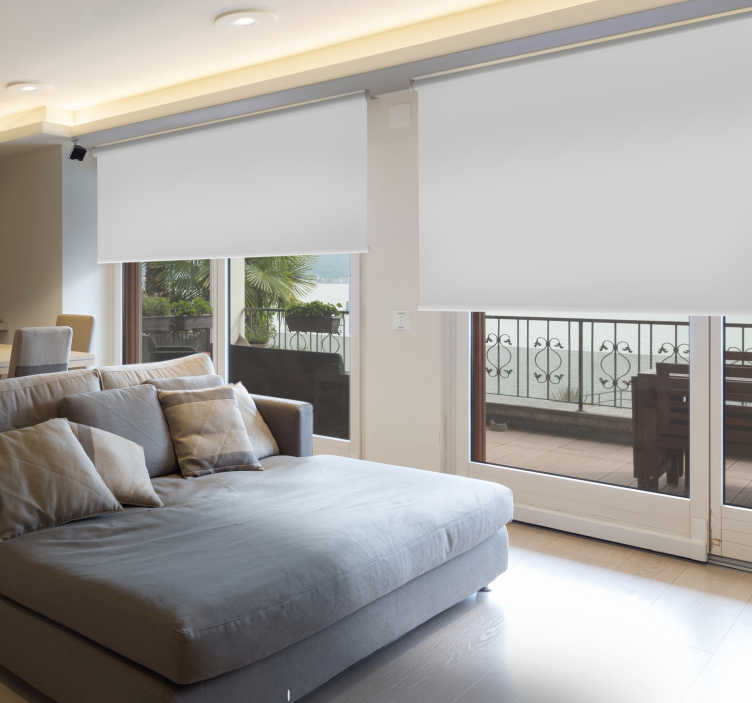 Fehér sötétítő nappali Sávroló - TenStickers